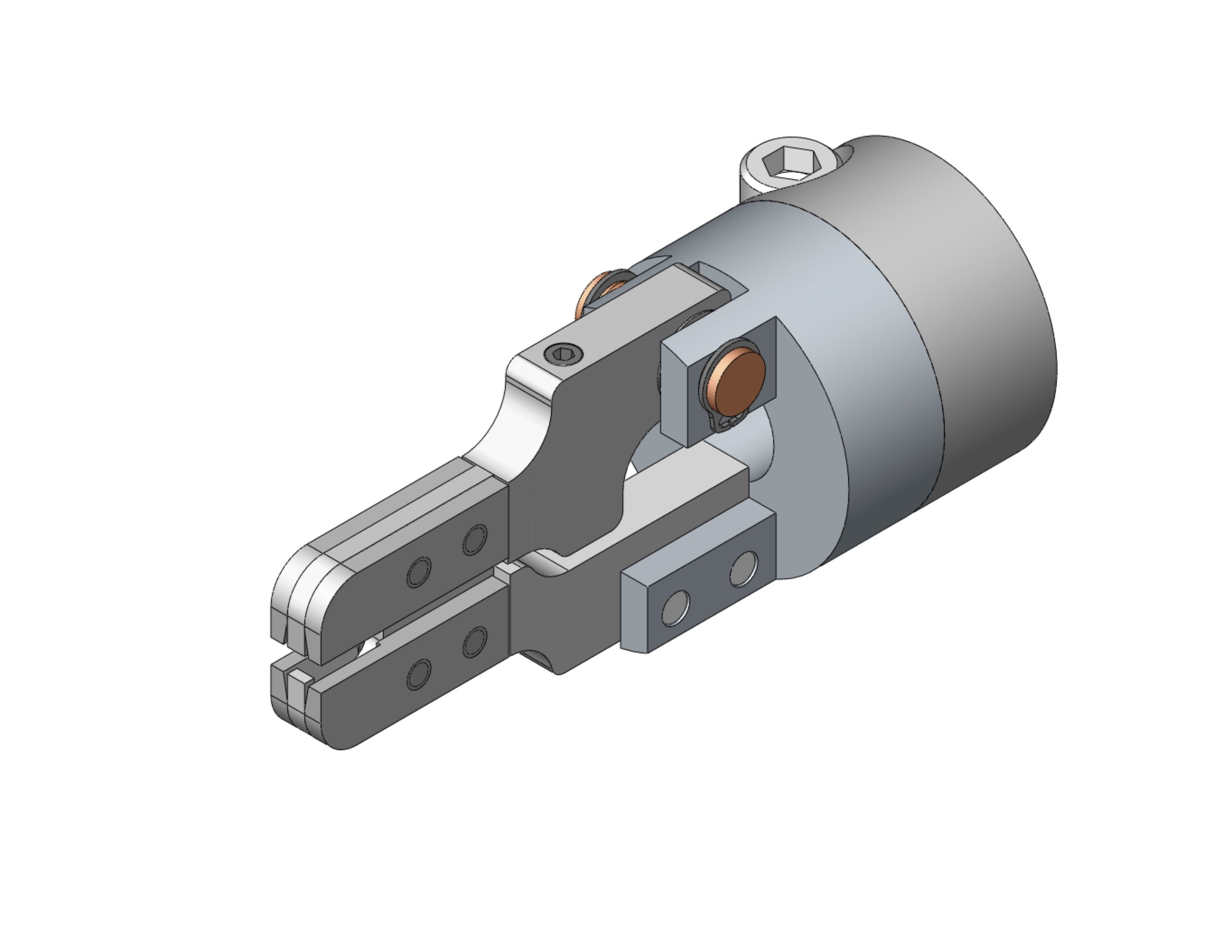950813NW-02-PO Pincer Single Jaw FLAG SFOS Series Sample Mounting And Transfer Electron Beam Gun Manipulation Motion Sample Handling