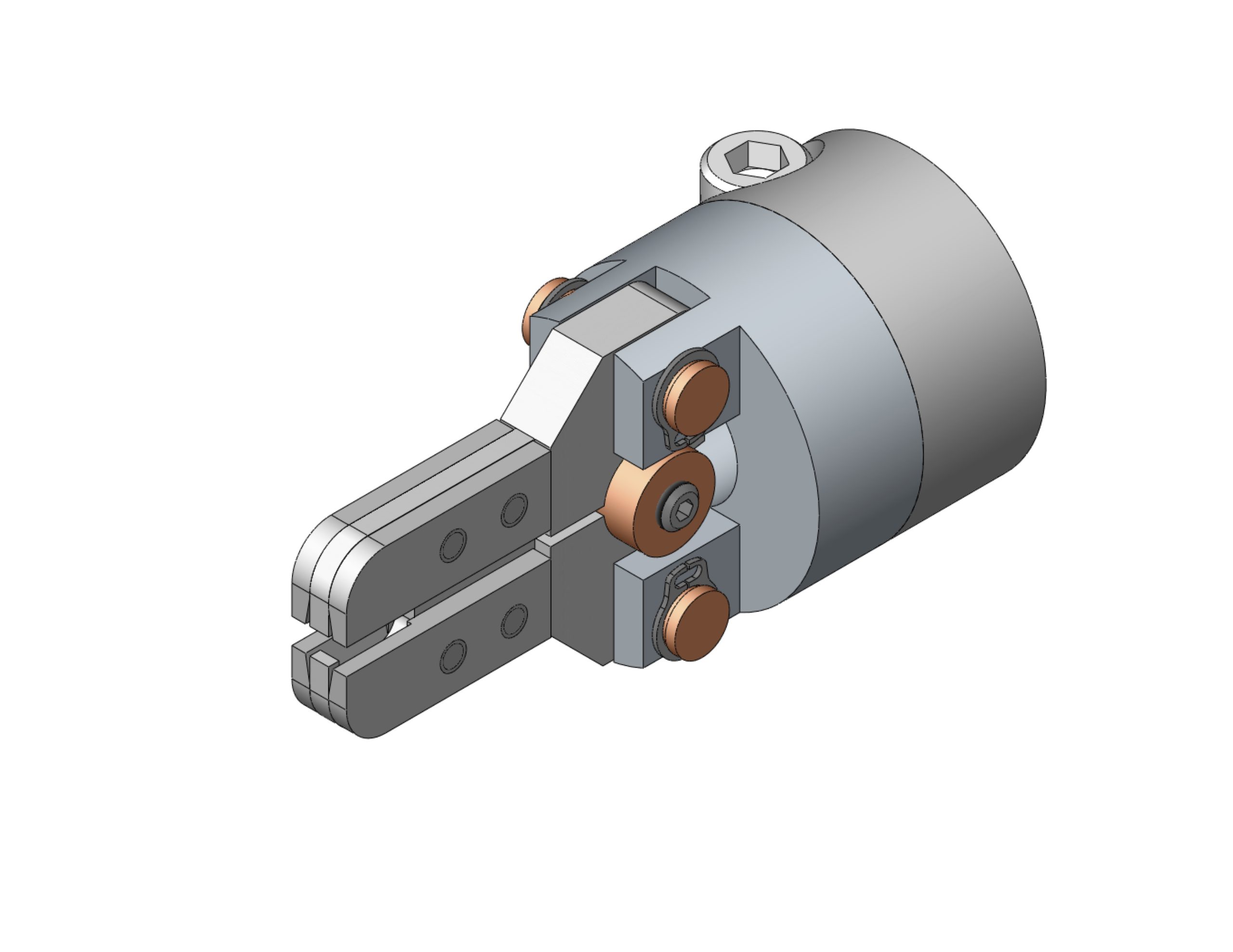 950813NW-12 POE Dual Jaw Assy FLAG SFOS Series Sample Mounting And Transfer Electron Beam Gun Manipulation Motion Sample Handling