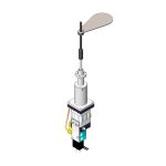 Bottom Mounted Molybdenum Source Shutter Pneumatic