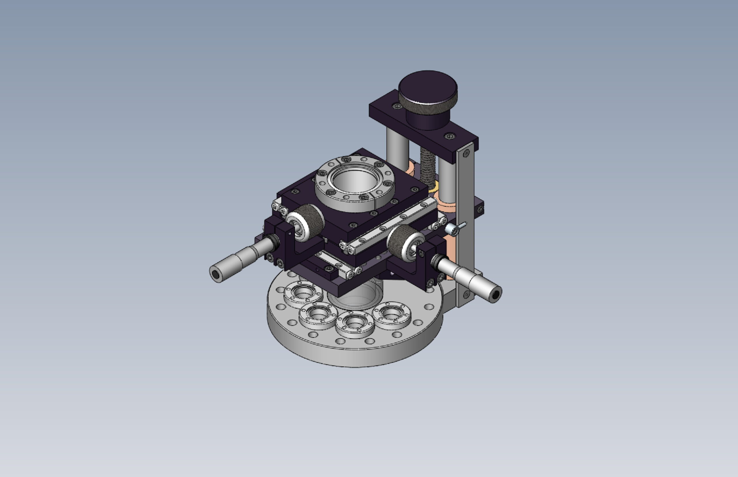 EC-1.39-B600MC-T275T-2-SS01-1 Small Bore EC Series XYZ Manipulators Motion Sample Handling