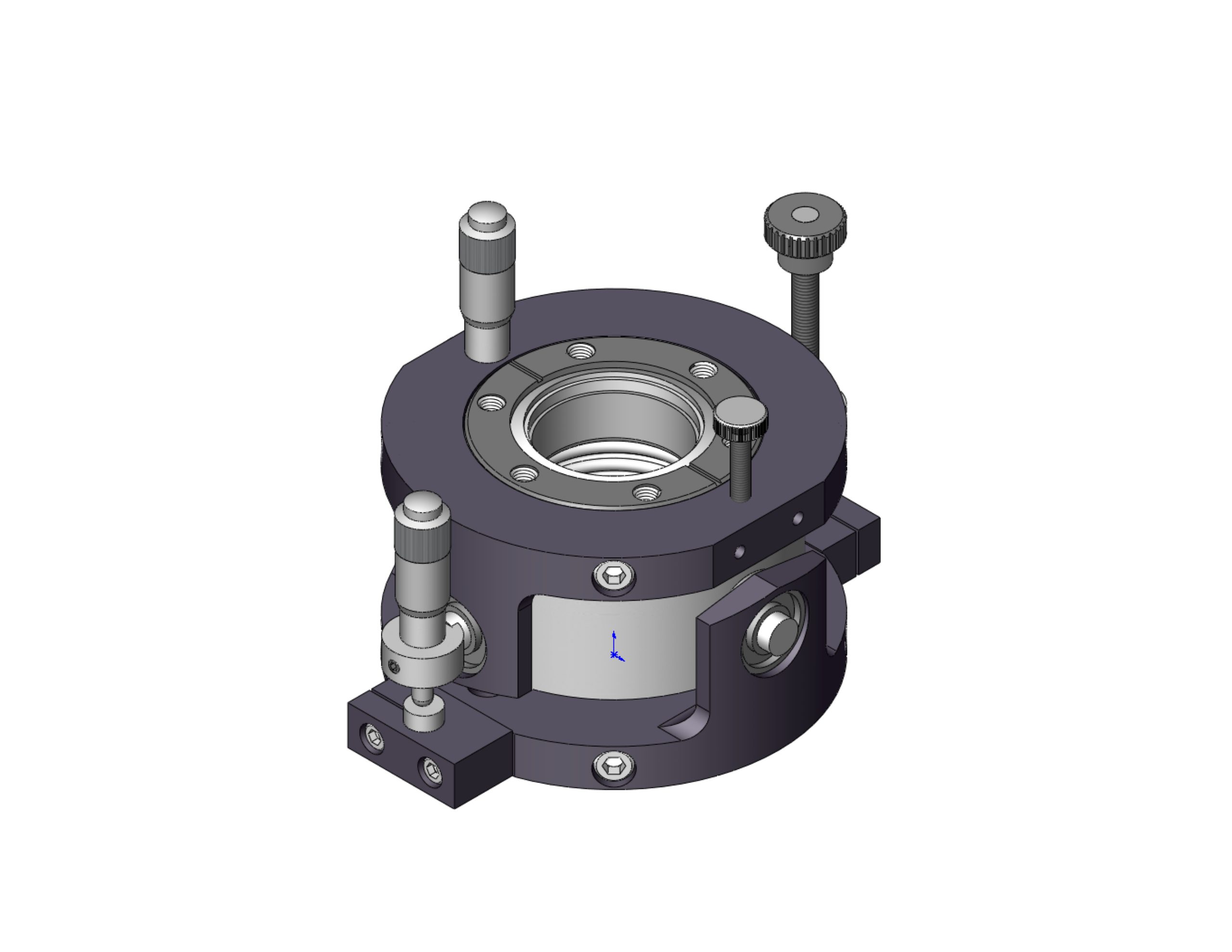 GBLM-1.5-B275T-T275T-2 Precision Tilt Stage Manipulation Motion Sample Handling