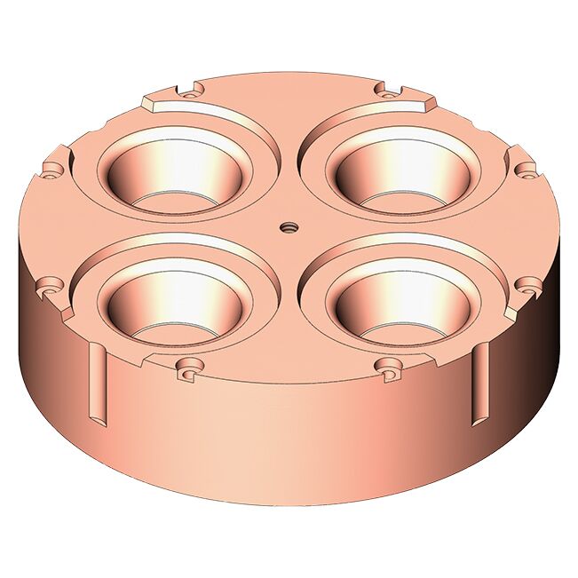 4 Pocket 7cc Crucible HCR-1