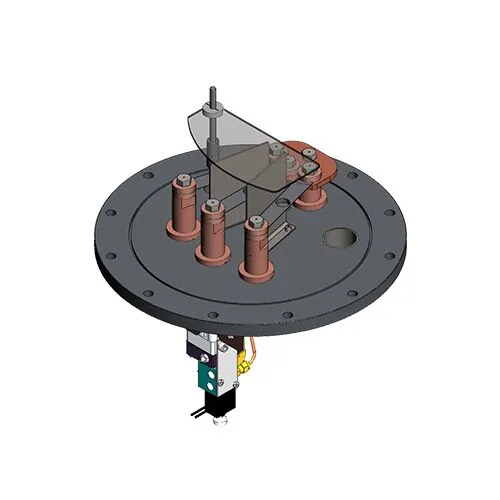 Resistive Source Flange Assembly 3X Resistives