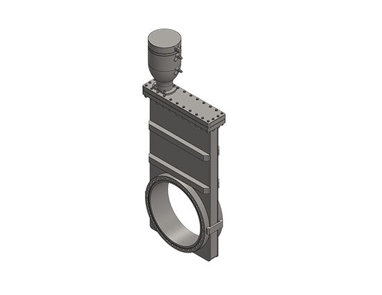 TLG-10000 Pneumatic Gate Valve Metal Bonnet