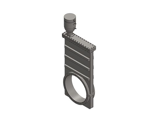 TLG12000 Pneumatic Gate Valve Metal Seal Bonnet