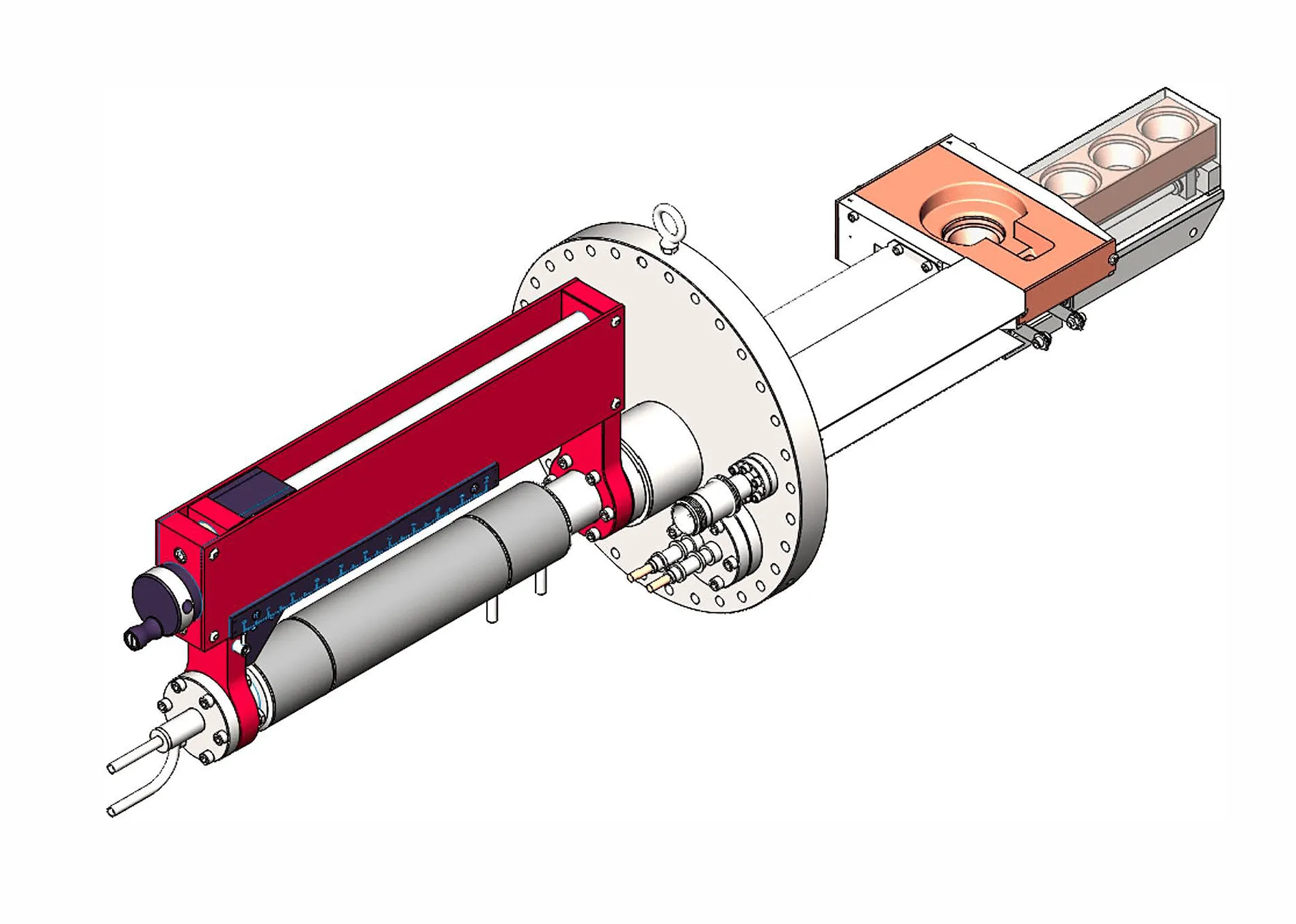 HCL_e-GUN_5-POCKET_7_10_15cc_12.0_O.D._C.F._SOURCE_FLANGE_MANUAL_INDEXING_R.H._EMITTER_Z-TRANSLATOR