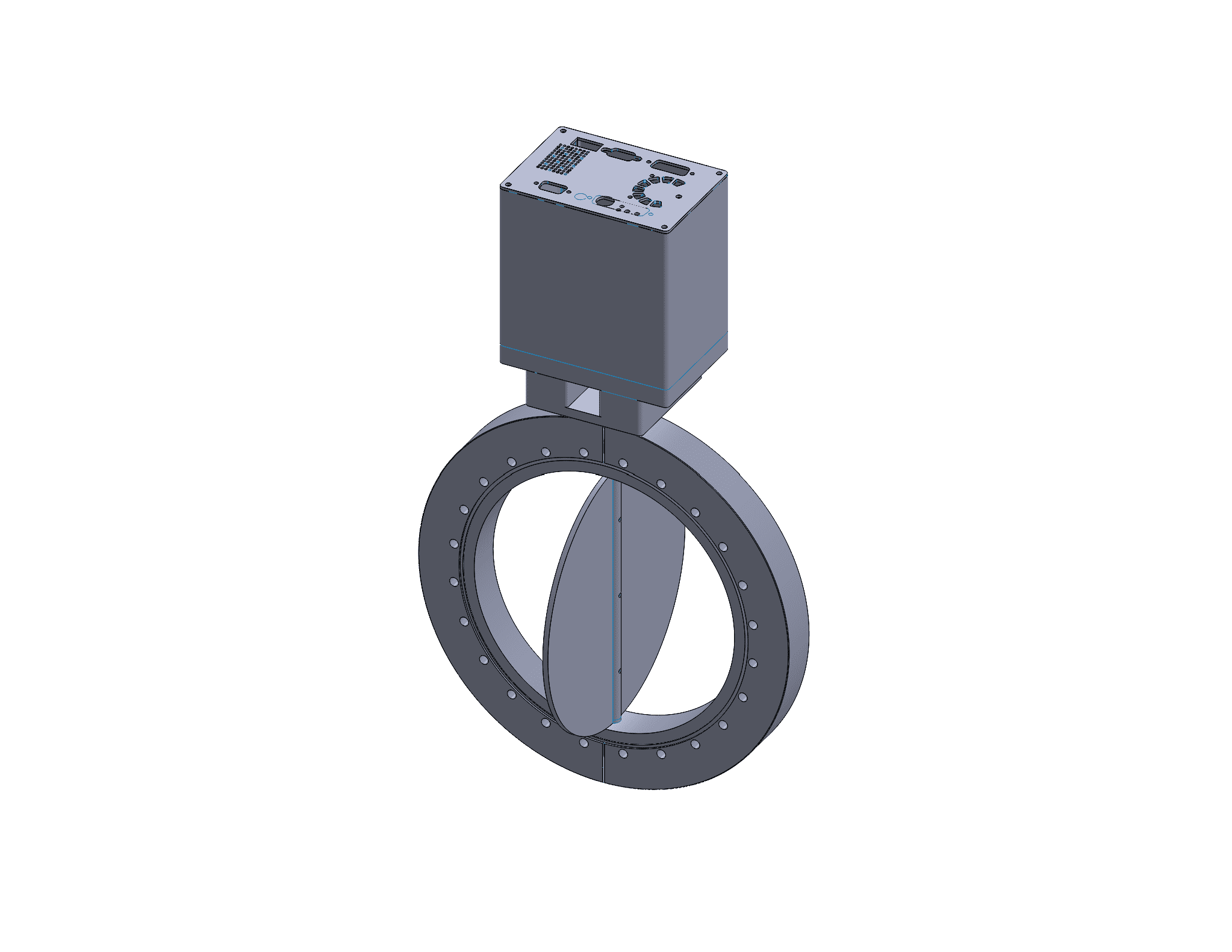 BFV-1000-SST-RS232_Butterfly Valve_10.0_O.D._CF_FLANGES_MOTORIZED – Icon