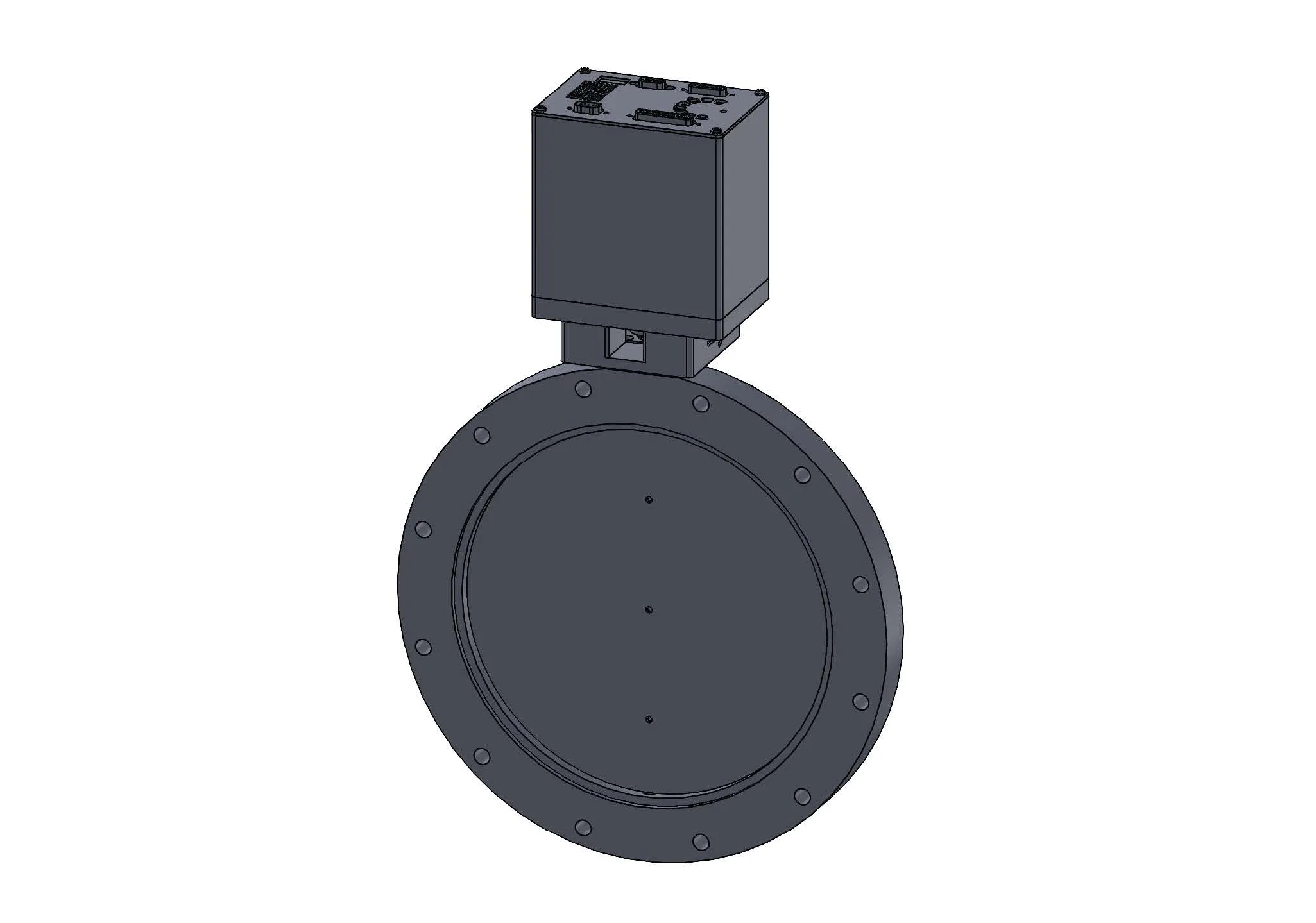 BFV-ISO250F-SST-RS232_Butterfly Valve_ISO250F_FLANGES_MOTORIZED