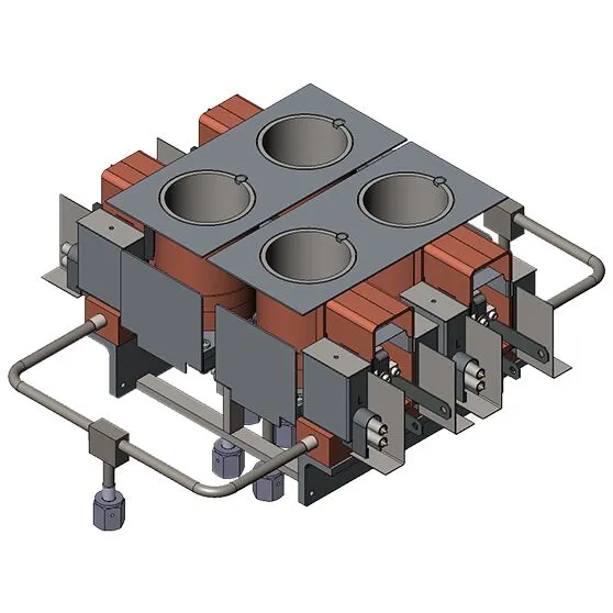 Multiple Emitter, Multiple Crucible Static E-beam Source
