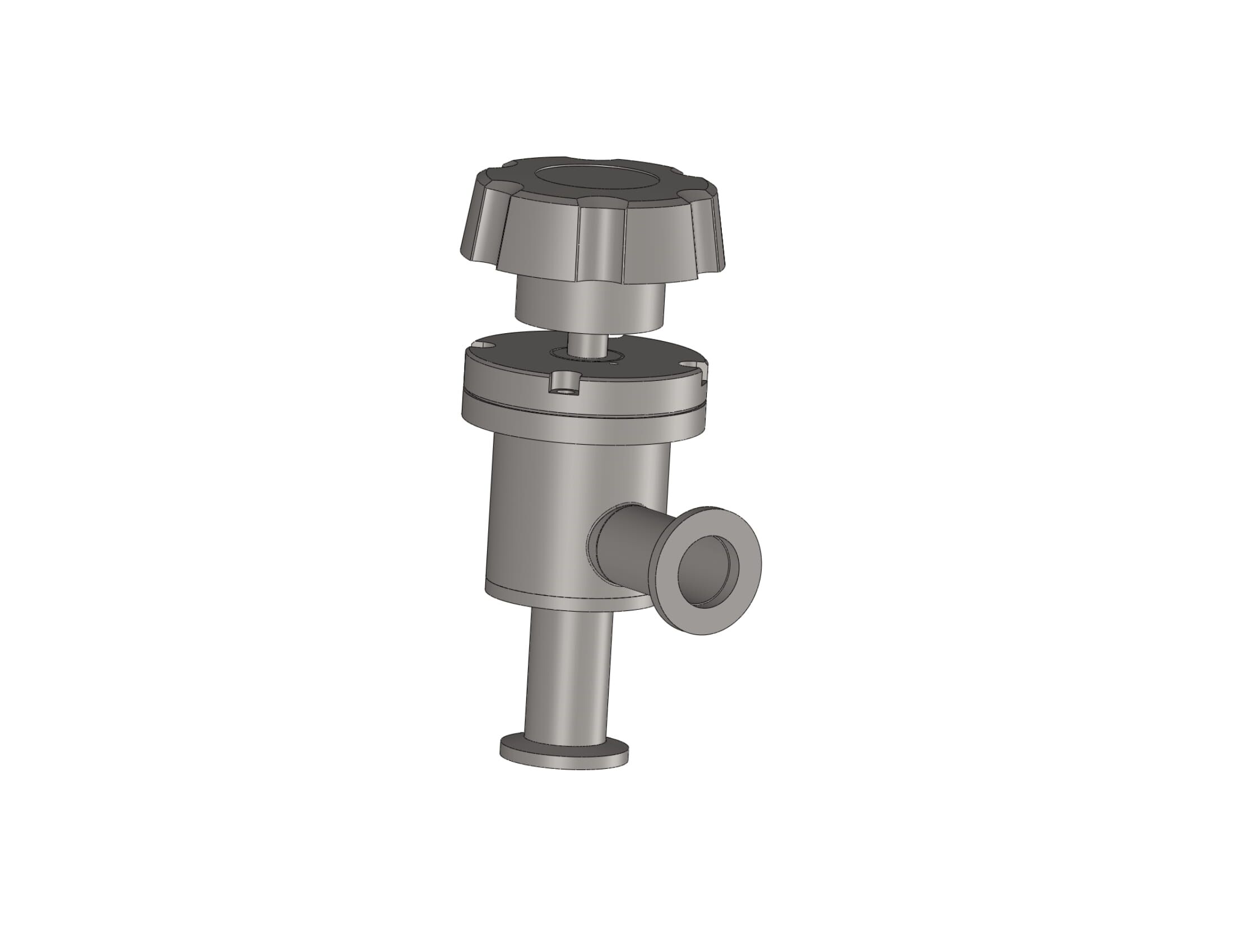 A-750-H-NW16 Angle Valve Right Angle Viton Bonnet Manual