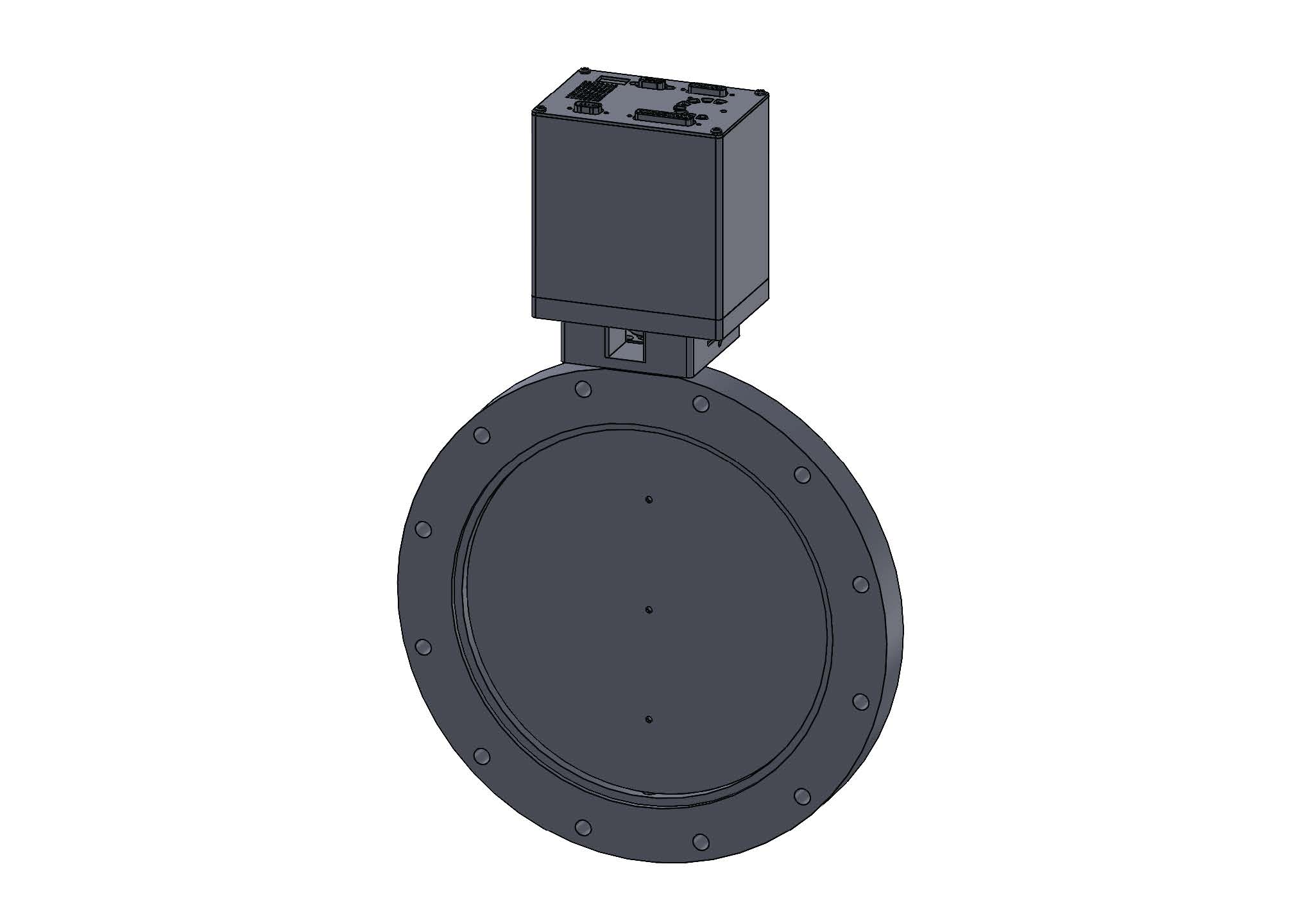 BFV-ISO250F-SST-RS232_Butterfly Valve_ISO250F_FLANGES_MOTORIZED