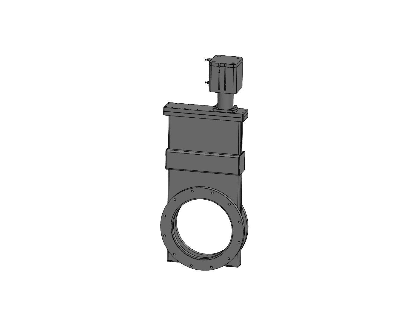 TLG12000-220-11(ISO320)-1200_GATE_VALVE_ISO320_FLANGE_VITON_SEAL_BONNET_GATE_ELECTRO_PNEUMATIC_ACTUATOR_24VDC_SOLENOID.