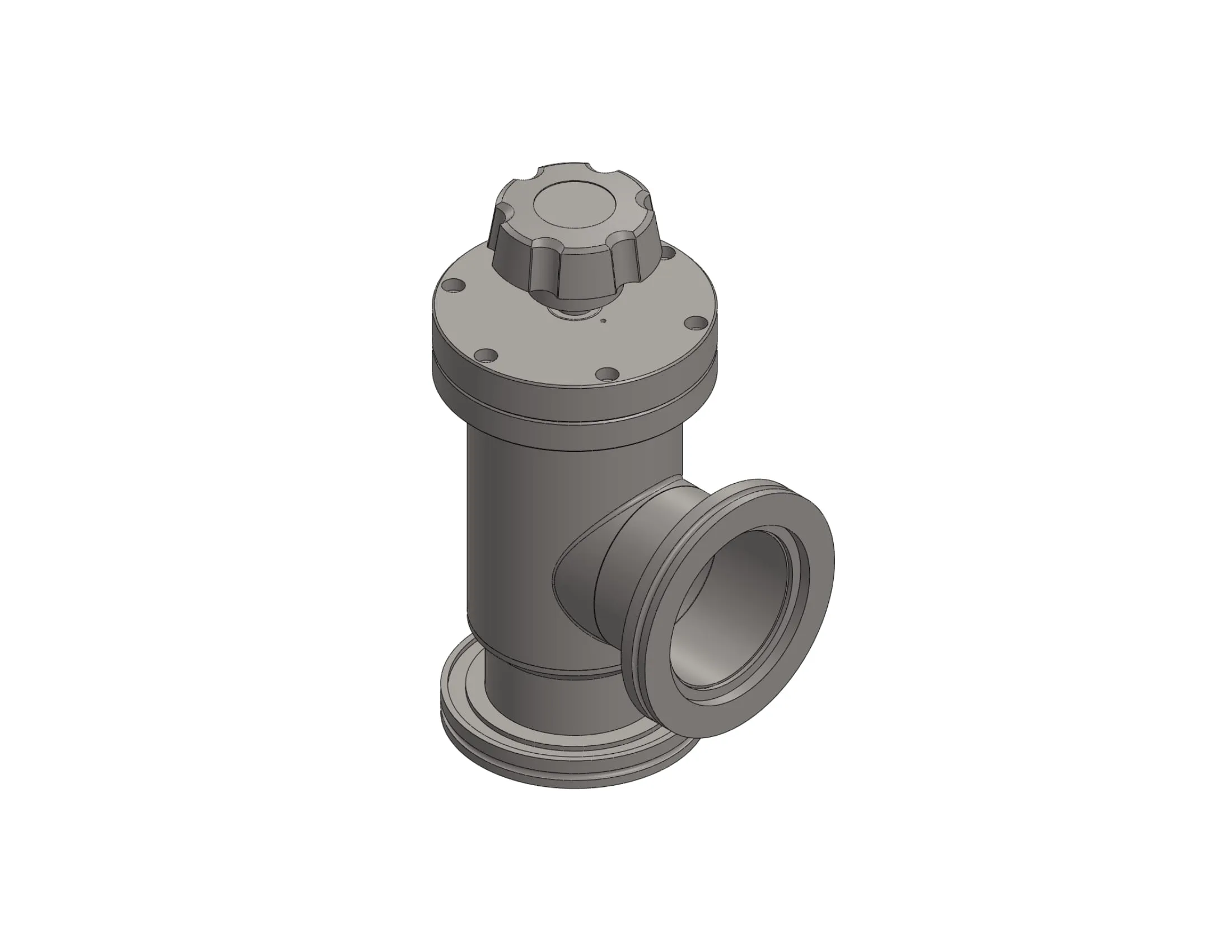 A-250-H-ISO-63 Angle Valve Right Angle Viton Bonnet Manual