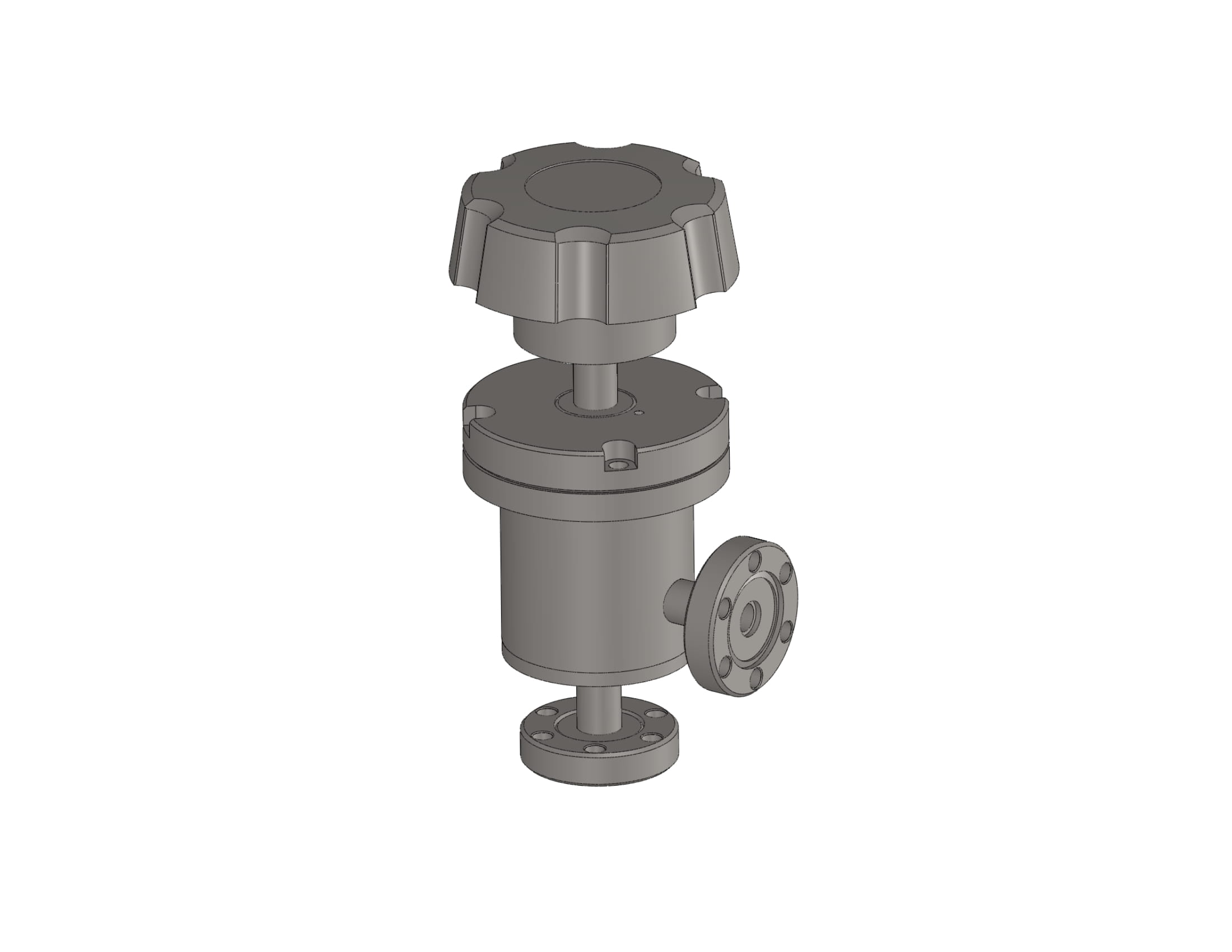 A-375-H-133 Angle Valve Right Angle Viton Bonnet Manual