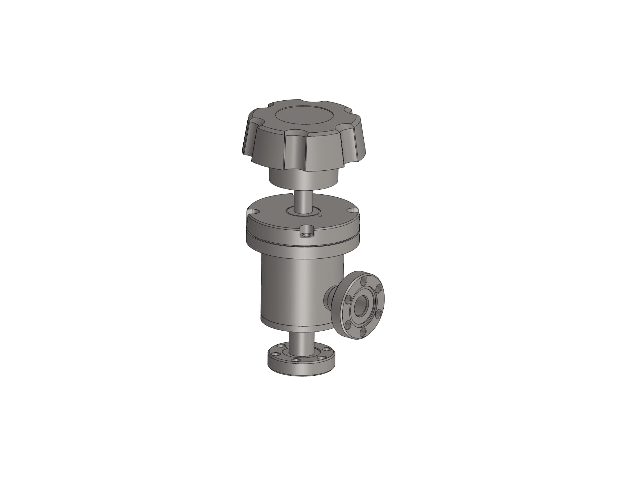 A-500-H-133 Angle Valve Right Angle Viton Bonnet Manual