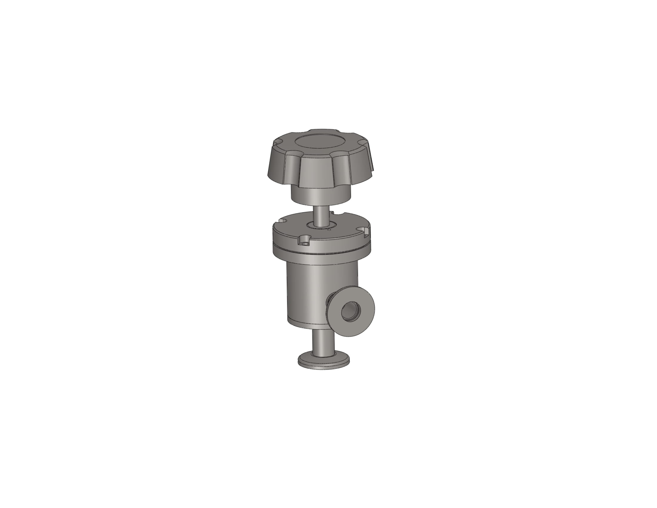 A-500-H-NW10 Angle Valve Right Angle Viton Bonnet Manual