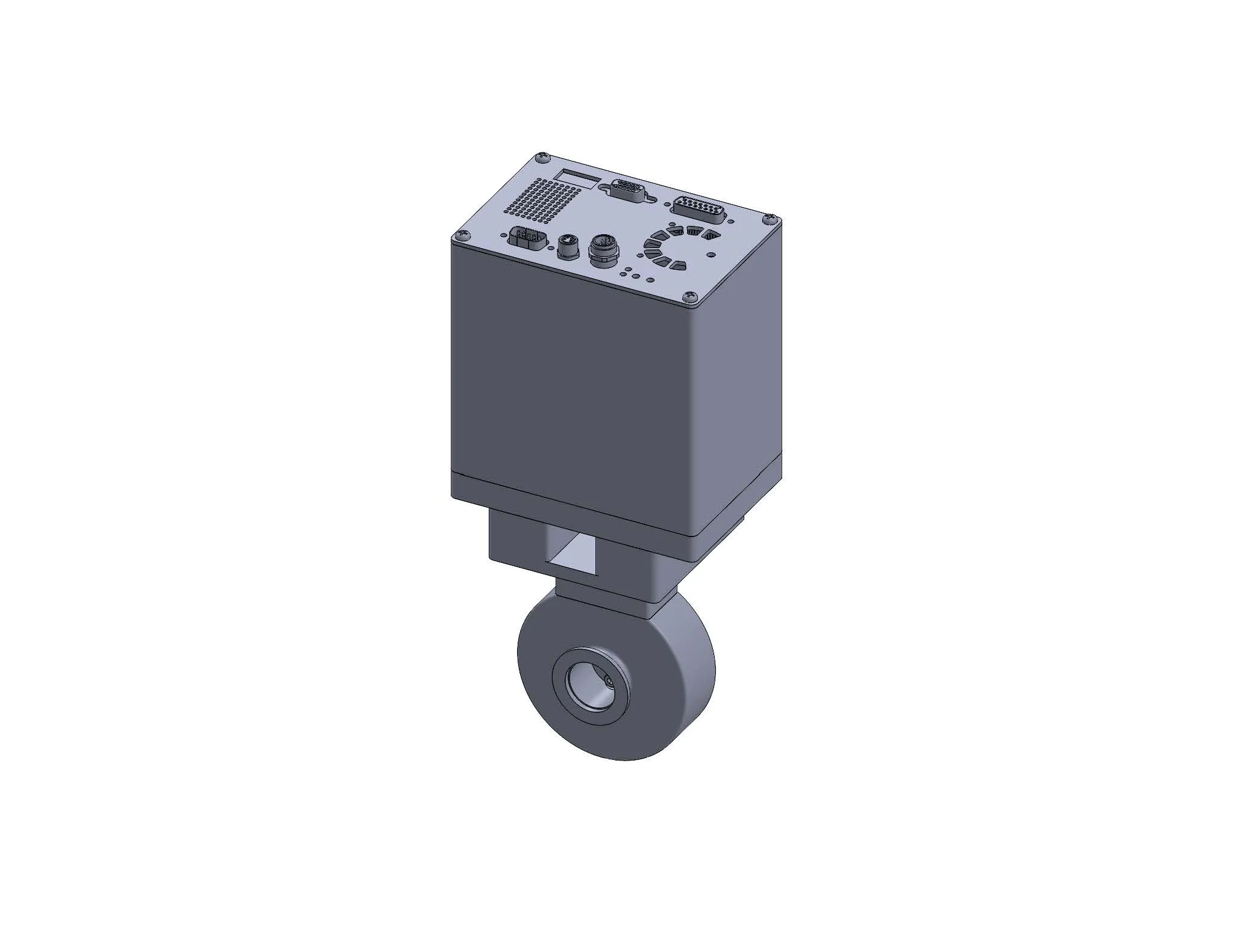 BFV-KF25-SST-RS232_Butterfly Valve_KF25_FLANGES_MOTORIZED