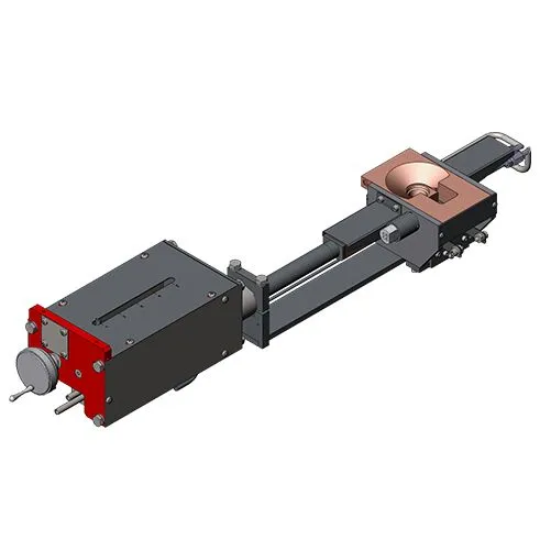 3 kW 5 Pocket Linear RC Series e-Gun Standard Mounting on 2.75 O.D. CF Flange With Sweep Coil