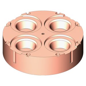 4 Pocket 7cc Crucible HCR-1