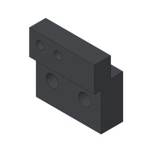 RC Series e-Gun Cathode Block, Left Hand