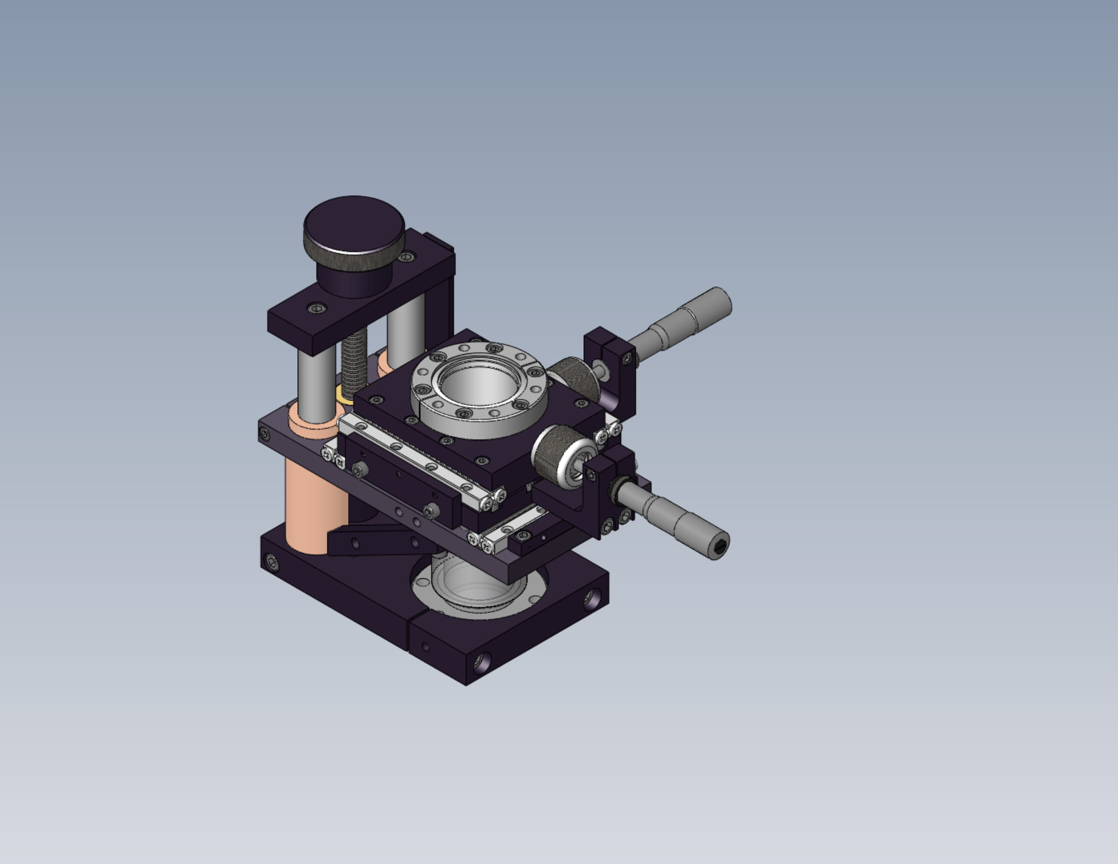 Small Bore EC Series XYZ Manipulators Motion Sample Handling