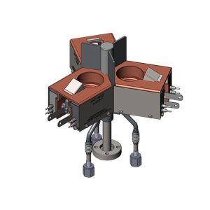 Hanks HM2 Triad 10kW 3 Pocket e-Gun Drawing