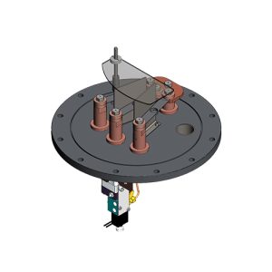 Resistive Source Flange Assembly 3X Resistives