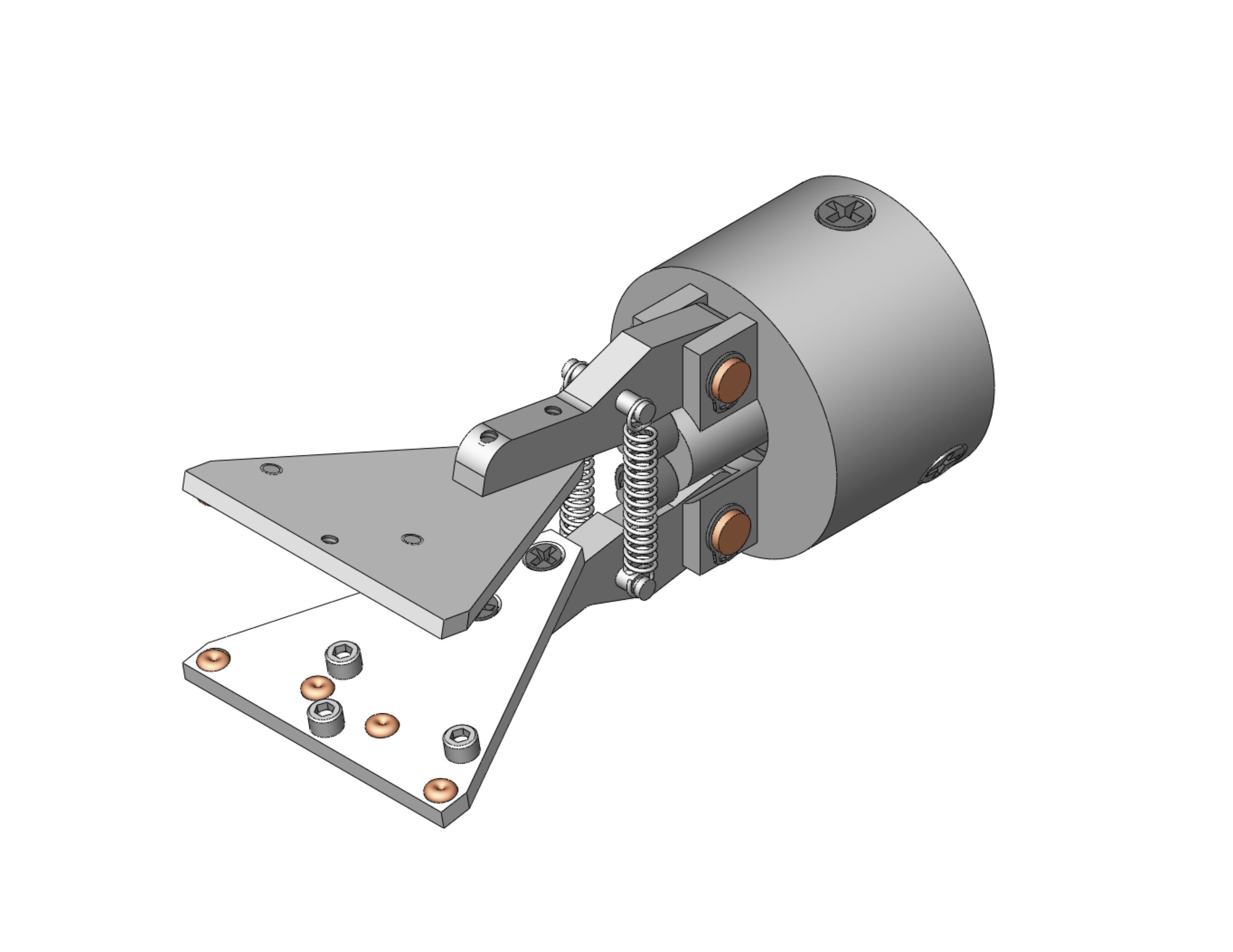 SN100521-14 Pincer Assy Dual Rot P-RA FLAG SFOS Series Sample Mounting And Transfer Electron Beam Gun Manipulation Motion Sample Handling