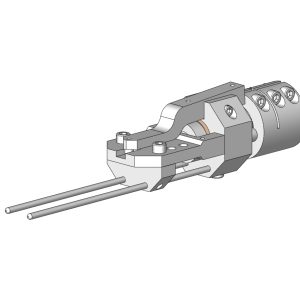 SN104049-01 Flag Style Fork Assembly SFOS FLAG SFOS Series Sample Mounting And Transfer Electron Beam Gun Manipulation Motion Sample Handling