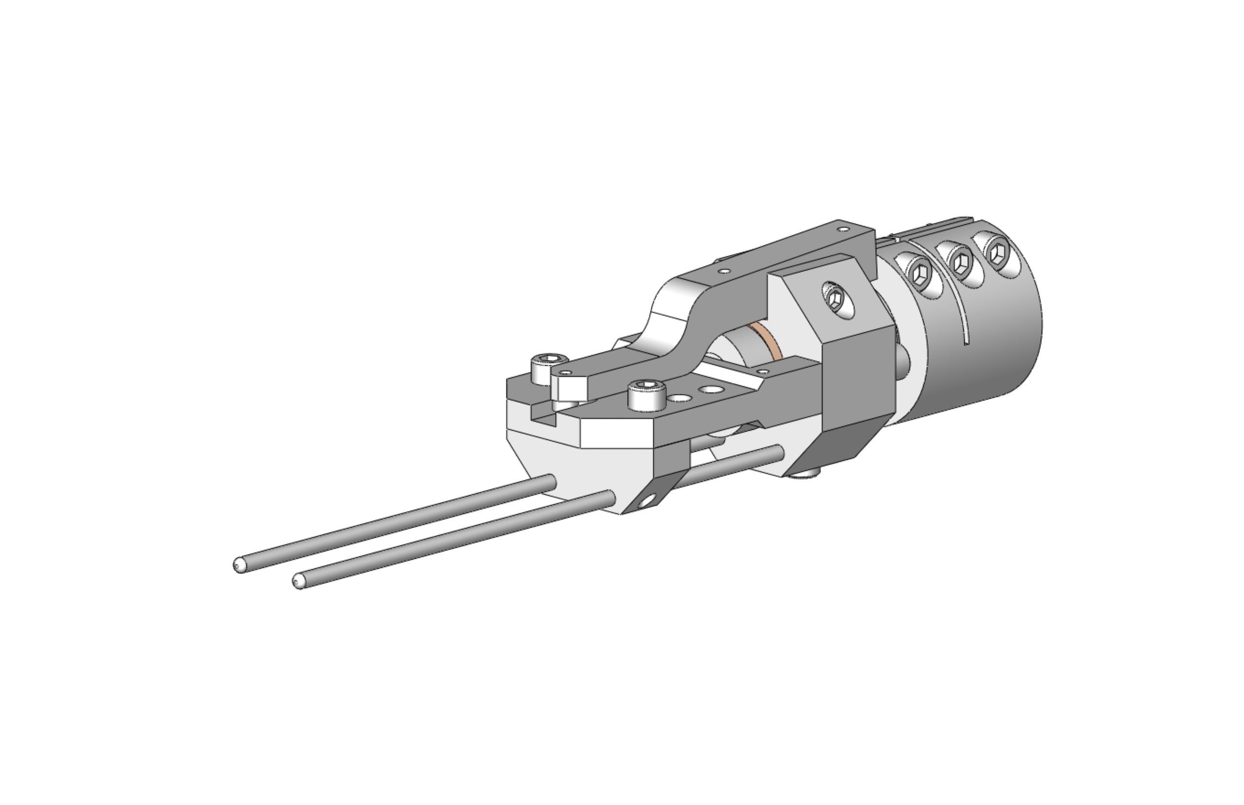 SN104049-01 Flag Style Fork Assembly SFOS FLAG SFOS Series Sample Mounting And Transfer Electron Beam Gun Manipulation Motion Sample Handling
