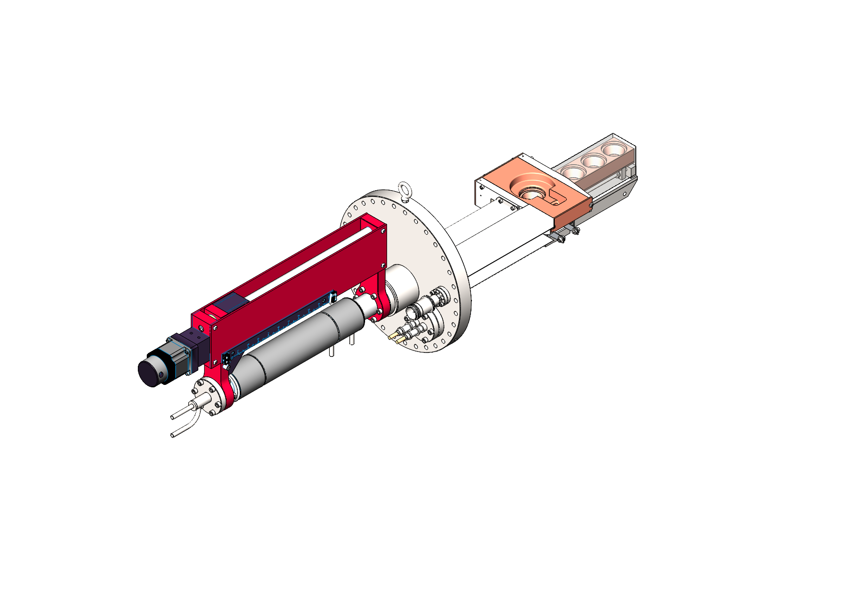 HCL_e-GUN_5-POCKET_7_10_15cc_12.0_O.D._C.F._SOURCE_FLANGE_MOTORIZED_INDEXING_R.H._EMITTER_Z-TRANSLATOR