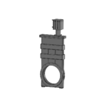 TLG16000-220-11(ISO400)-1200_GATE_VALVE_ISO320_FLANGE_VITON_SEAL_BONNET_GATE_ELECTRO_PNEUMATIC_ACTUATOR_24VDC_SOLENOID. – ICON